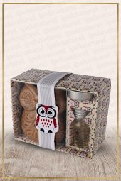 Buhurdanlık Baykuş Set Kahve - 1