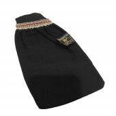 Lüx Krep Kese Lastikli Siyah - 2