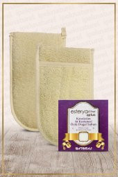 Kabak Lifi Kese Çift Taraflı El Geçmeli + Karaüzüm At Kestanesi Sabunu Banyo Hamam Kesesi Spa Seti - 1