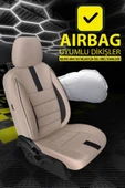 KURRA STORE Ford Kuga Ica Titanium 1.5 Ecoboost 182 Awd A/t 2019 Trend TAY TÜYÜ Oto Koltuk Kılıfı BEJ - 3