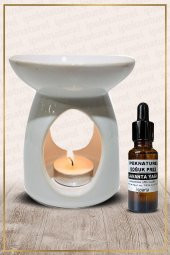 Özel Üretim Lavanta Esansı ve Beyaz Buhurdanlık - 1