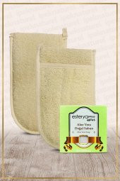 Kabak Lifi Kese Çift Taraflı El Geçmeli + Aloe Vera (Aloevera) Sabunu Banyo Hamam Kesesi Spa Seti - 1