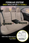 KURRA STORE Fiat Tipo (356) Hatchback 1.4 (120 Hp) Lpg 2018 Trend TAY TÜYÜ Oto Koltuk Kılıfı BEJ - 5