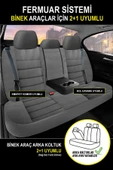 KURRA STORE Toyota Vista Ardeo ((v50) 2.0 I 16v 4wd (135 Hp) 2002 Trend TAY TÜYÜ Oto Koltuk Kılıfı GRİ - 5