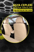 KURRA STORE Volkswagen Passat 1.4 Tsi Act Bmt 150 Highline 2016 Trend Serisi  DERİ Oto Koltuk Kılıfı Bej - 4