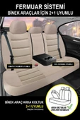 KURRA STORE Volkswagen Amarok Aventura 3.0 V6 Tdi 224 Ov 2018 Trend Serisi Tay Tüyü Oto Koltuk Kılıfı BEJ - 6