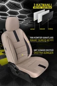 KURRA STORE Kia Magentis (facelift 2008) 2.4 Cvvt (177 Hp) 2009 Trend Serisi Tay Tüyü Oto Koltuk Kılıfı BEJ - 2