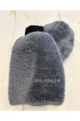 2'li Oto Yıkama Seti: Mikrofiber Araba Yıkama Eldiveni ve Güderi Bez 50x70cm - İz ve Leke Bırakmaz - 4