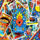Fournier Tarot del Fuego by Ricardo Cavolo, Tarot Kartları - 5