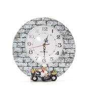 Aşçı Tasarımlı Polyester Duvar Saati Model 1 - 1