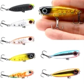 Valkyrie 7 Adet Zıpır Rapala Olta Yem Seti - 4.8cm - 3.8gr Bilyalı 3D Göz Karbon Çelik İğne 7 Farklı Renk - 1