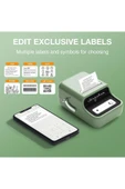 Niimbot B21S Bluetooth Termal Etiket Yazıcı - Yeşil - 4