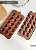 Yumurta Desen Çikolata Kalıbı BPA FREE Buz Kalıbı Silikon Tatlı Kalıbı Yapışmaz Kalıp - 3