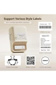 Niimbot B21S Bluetooth Termal Etiket Yazıcı - Krem - 4