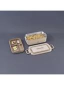 Aryıldız Bento Lunch Box Yemek Termosu Beige 1000 Ml Ar262122 - 1