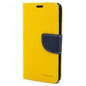 SAMSUNG GALAXY S5 KAPAKLI KILIF SARI RENK - 1