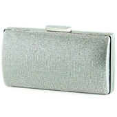 Erkan Saçmacı Lame Kristal Taşlı Metal Saplı Abiye El Çantası - 1