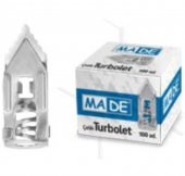 MADE ÇELİK TURBOLET DÜBEL EN 11 MM BOY 40 MM 1 PAKET 100 ADET - 1