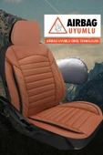 KURRA STORE Skoda Rapid Spaceback Elegance 1.6 Tdi Cr 105 2014 DERİ TAM SET OTO KOLTUK KILIFI TABA - 3