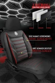 KURRA STORE Maserati Granturismo S 4.7 (440 Hp) Automatic 2008 Trend JAKAR Oto Koltuk Kılıfı KIRMIZI - 2