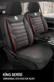 KURRA STORE Volkswagen Caddy Maxi Van 2.0 Tdi Scr Bmt 102 2018 Trend JAKAR Oto Koltuk Kılıfı KIRMIZI - 1