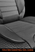 KURRA STORE Fiesta Titanium Ica 1.0i Ecoboost 100 Ov 2016 Trend JAKAR Oto Koltuk Kılıfı SİYAH - 3