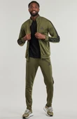 adidas 3-Stripes Erkek Yeşil Günlük Stil Eşofman Takımı JI8854 thumbnail 1