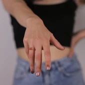 Damla Mercan Taşlı Yüzük - 2