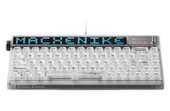 Machenike KT68 Kablolu Crystal Tactile Switch LCD RGB Beyaz İngilizce Gaming Klavye thumbnail 4