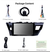 Navigold TOYOTA COROLLA 2014 MULTİMEDYA NAVİGASYON USB KAMERA CARPLAYER thumbnail 3