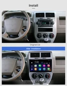 DARWİLL JEEP COMPASS 2007-2009 MULTİMEDYA NAVİGASYON USB KAMERA CARPLAYER thumbnail 2