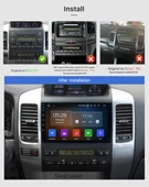 DVNOX TOYOTA LAND CRUISER/ PRADO 2004-2008 MULTİMEDYA NAVİGASYON USB KAMERA CARPLAYER thumbnail 2