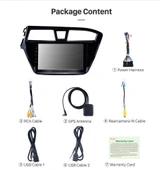 DARWİLL HYUNDAI İ20 2015-2017 MULTİMEDYA NAVİGASYON USB KAMERA CARPLAYER thumbnail 3