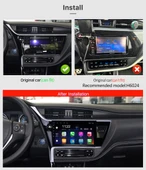DVNOX TOYOTA COROLLA 2017 MULTİMEDYA NAVİGASYON USB KAMERA CARPLAYER thumbnail 2