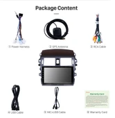 DARWİLL TOYOTA COROLLA 2007-2012 MULTİMEDYA NAVİGASYON USB KAMERA CARPLAYER thumbnail 3