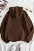 Unisex Panda Baskılı Oversize Sweatshirt - 4