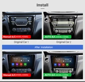Fimex NISSAN QASHQAI MANUAL A/C 2014+ MULTİMEDYA NAVİGASYON USB KAMERA CARPLAYER 4 RAM thumbnail 2