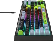 Everest Kb-98 Sılent Siyah/gri/yeşil Sessiz Rainbow Q Membrane Oyuncu Klavyesi - 5