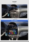 Necvox PEUGEOT 206 2002-2010 MULTİMEDYA NAVİGASYON USB KAMERA CARPLAYER 4 RAM thumbnail 2
