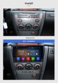 Necvox MAZDA 3 2006-2012 MULTİMEDYA NAVİGASYON USB KAMERA CARPLAYER 4 RAM thumbnail 2