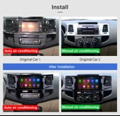 Necvox TOYOTA HILUX A/C 2008-2014 MULTİMEDYA NAVİGASYON USB KAMERA CARPLAYER 4 RAM - 2