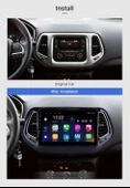 Fimex JEEP COMPASS 2017+ MULTİMEDYA NAVİGASYON USB KAMERA CARPLAYER 6 RAM thumbnail 2