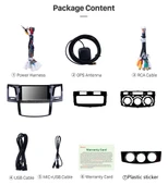 Necvox TOYOTA HILUX A/C 2008-2014 MULTİMEDYA NAVİGASYON USB KAMERA CARPLAYER 4 RAM - 3