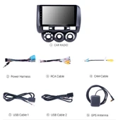 DVNOX HONDA JAZZ/CITY 2002-2007 MULTİMEDYA NAVİGASYON USB KAMERA CARPLAYER 6 RAM - 2