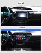 AVGO TOYOTA HILUX 2017+ MULTİMEDYA NAVİGASYON USB KAMERA CARPLAYER 6 RAM - 2