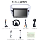 DARWİLL PEUGEOT 301 2014+ MULTİMEDYA NAVİGASYON USB KAMERA CARPLAYER 6 RAM thumbnail 3