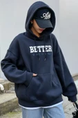 Unisex Better Baskılı Oversize Sweatshirt thumbnail 1