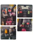 Koltuk Arkası Telefon Bardak Tutucu Organizer Siyah Y-910 - 4