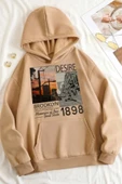 Unisex Desire Brooklyn Baskılı Oversize Sweatshirt thumbnail 1