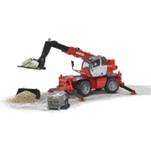 Bruder Manitou MRT 2150 Teleskopik Oyuncak Forklift thumbnail 5